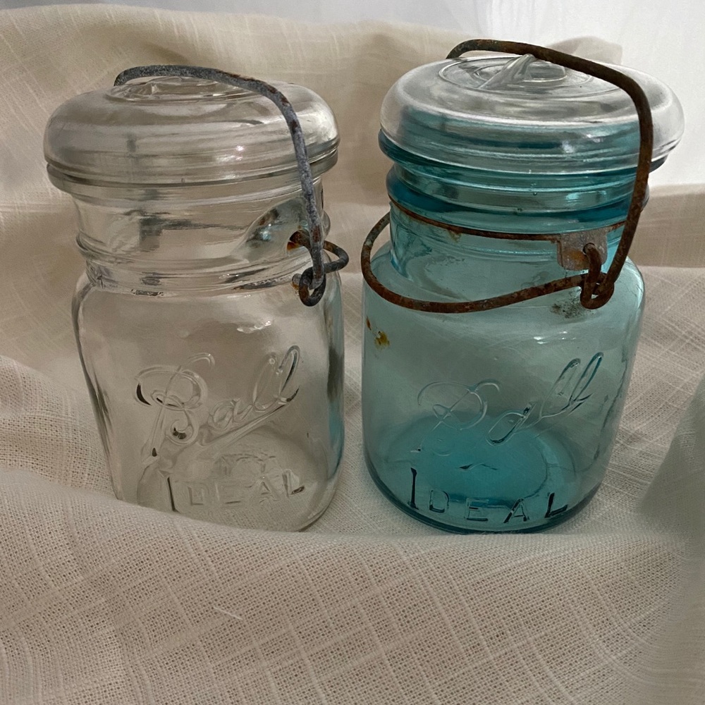 Small Vintage Ball Mason Jars